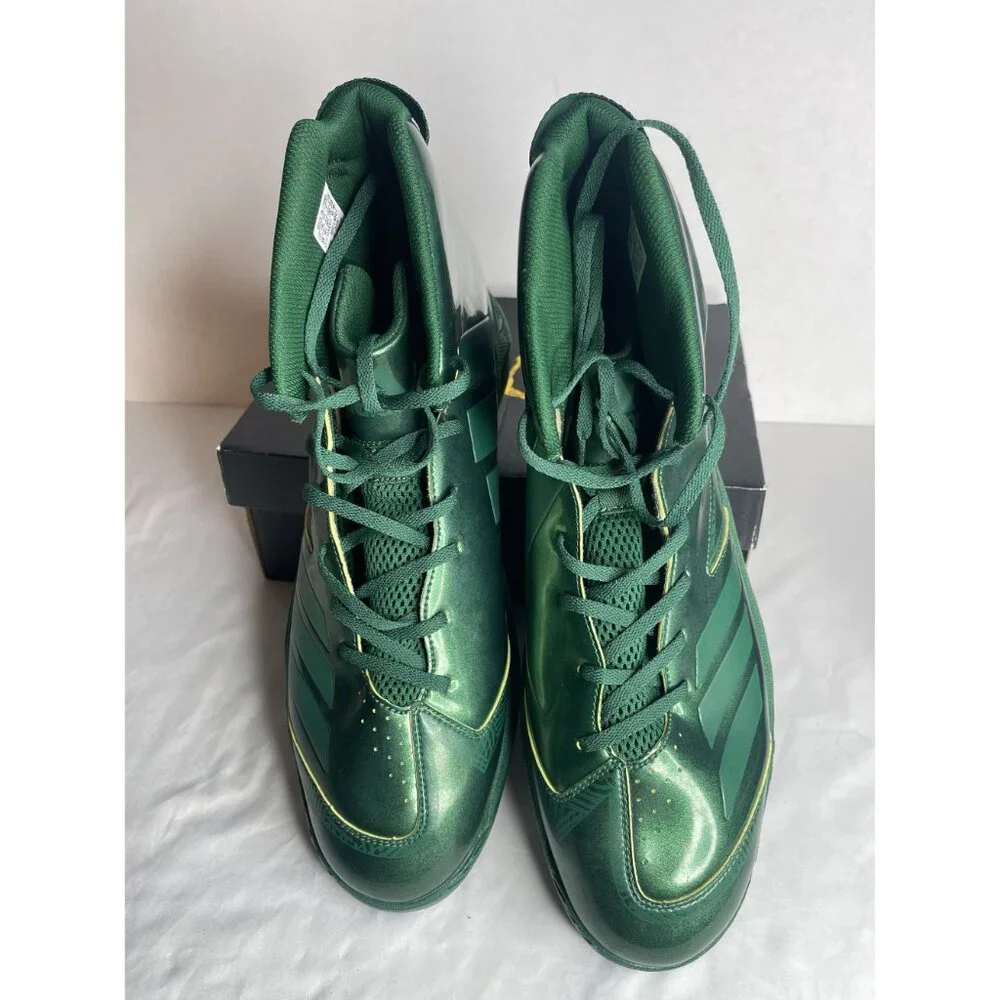 Size 15 Adidas Adiprene Cleats‎ Green